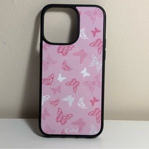Stardust Pink Butterfly iPhone 14 Pro Max Case